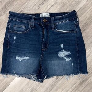 Denim Distressed Women Shorts